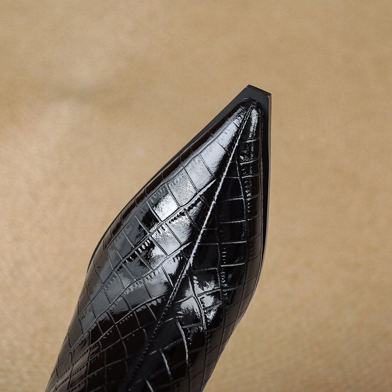 Women's New Leather Embossed P - Women'S Shoes Chelsea recension och pris
