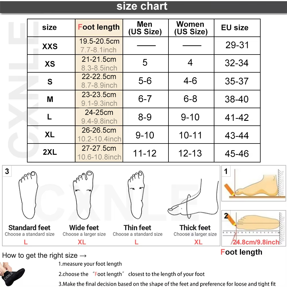 5mm Neoprene Diving Socks Wets - Women'S Shoes Neuropathy recension och pris