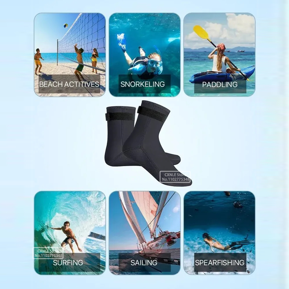 5mm Neoprene Diving Socks Wets - Women'S Shoes Neuropathy recension och pris