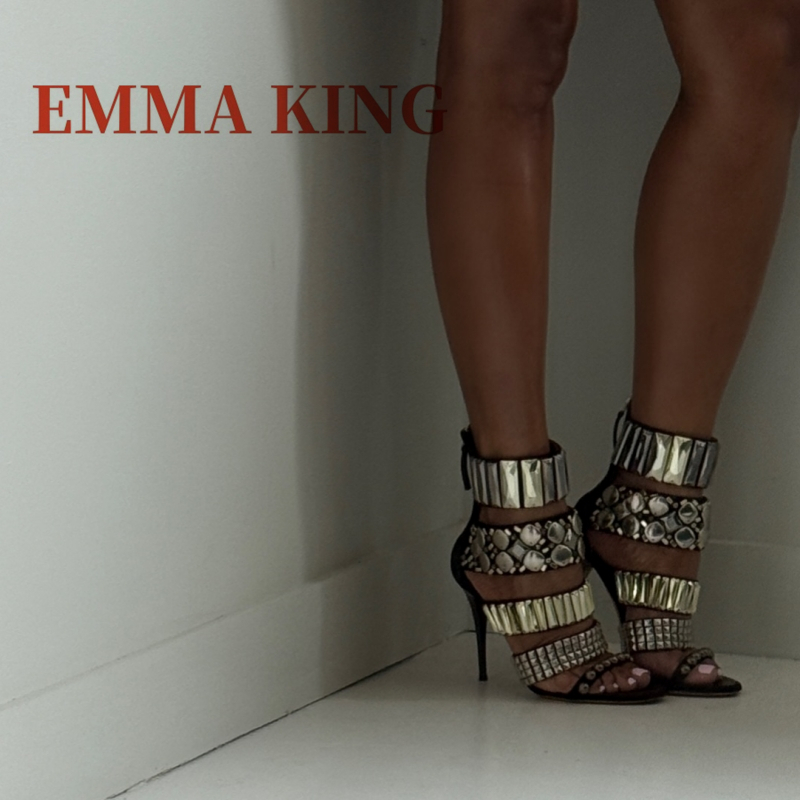 Black Embellished Ankle Strap  - Platform Mule Heel recension och pris