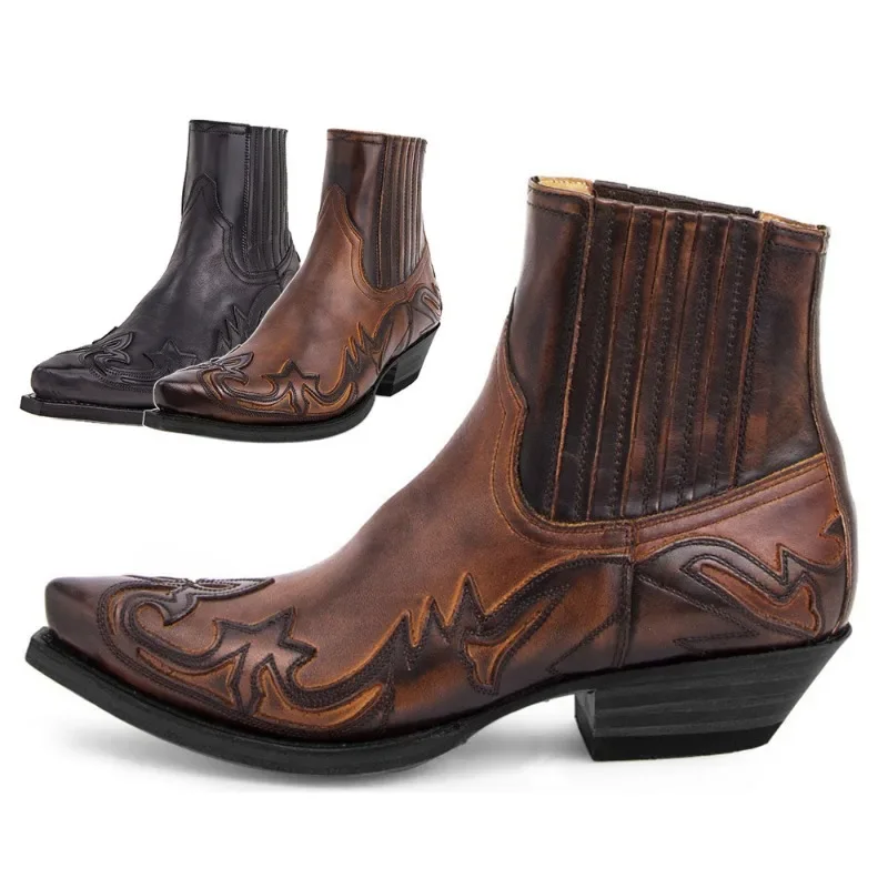New Men's Boot Handmade Wedge  - Women'S Shoes Chelsea recension och pris