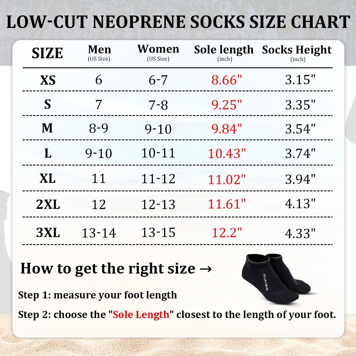 Men's Women's 3mm Neoprene Soc - Women'S Shoes Neuropathy recension och pris