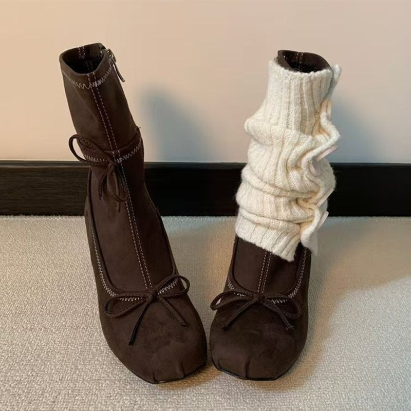 Bow High Heels Women Boots New - Women'S Shoes Chelsea recension och pris