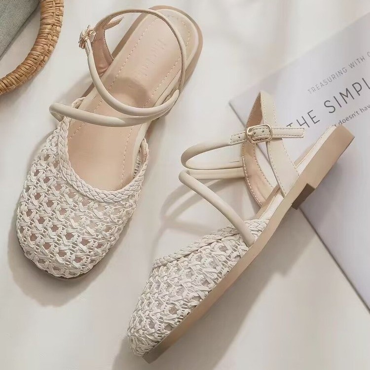 French-style Closed-toe Sandal - Slingback Pumps Women recension och pris