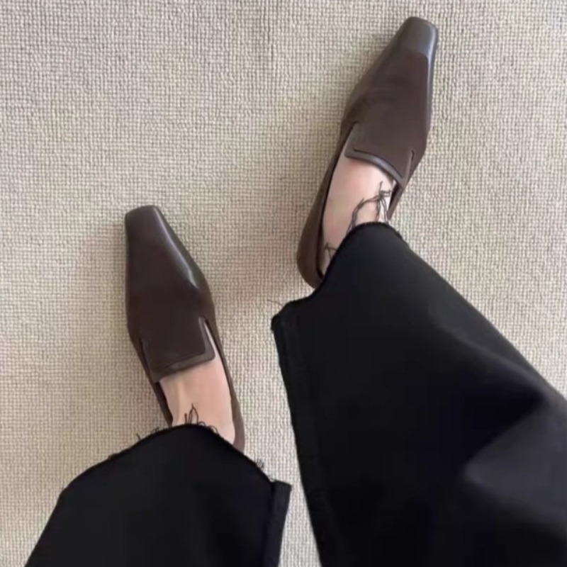 Retro Square Toe Deep Mouth Sl - Slingback Pumps Women recension och pris