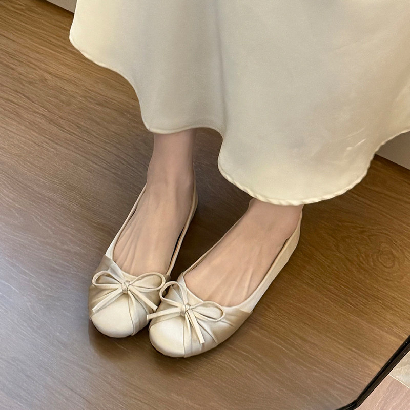 2026 New Bow-knot Temperament  - Slingback Pumps Women recension och pris