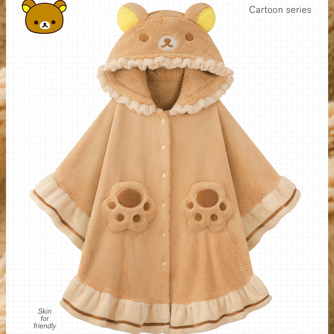 Rilakkuma Hooded Poncho Robe F - Women Shoes Xxl recension och pris