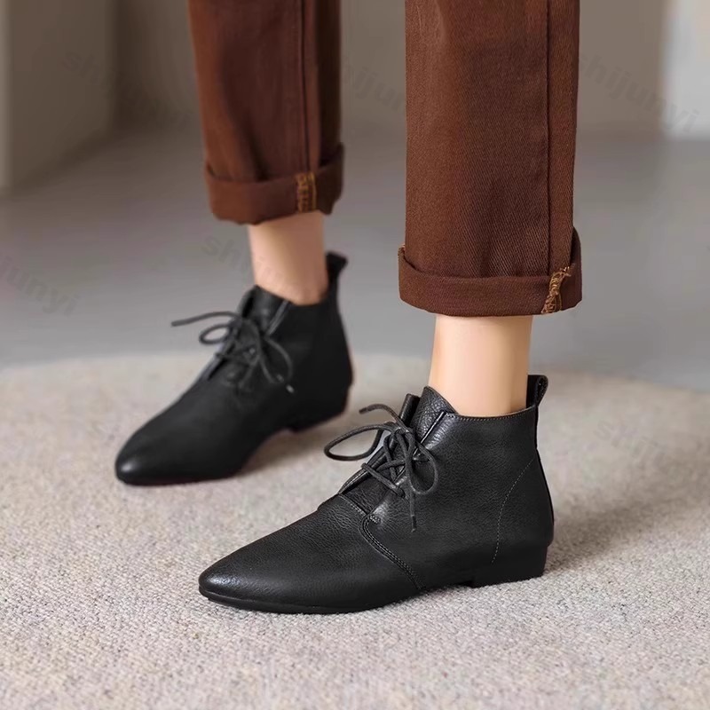 Women Short Boots 2025 Leather - Women'S Shoes Chelsea recension och pris