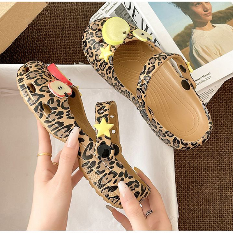 Retro Leopard Print Ballet Hol - Women Shoes Japan recension och pris