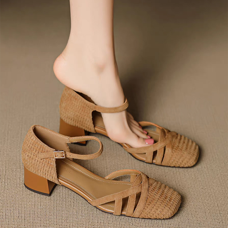 Retro Weave High Heel Sandals  - Women'S Shoes Veja recension och pris