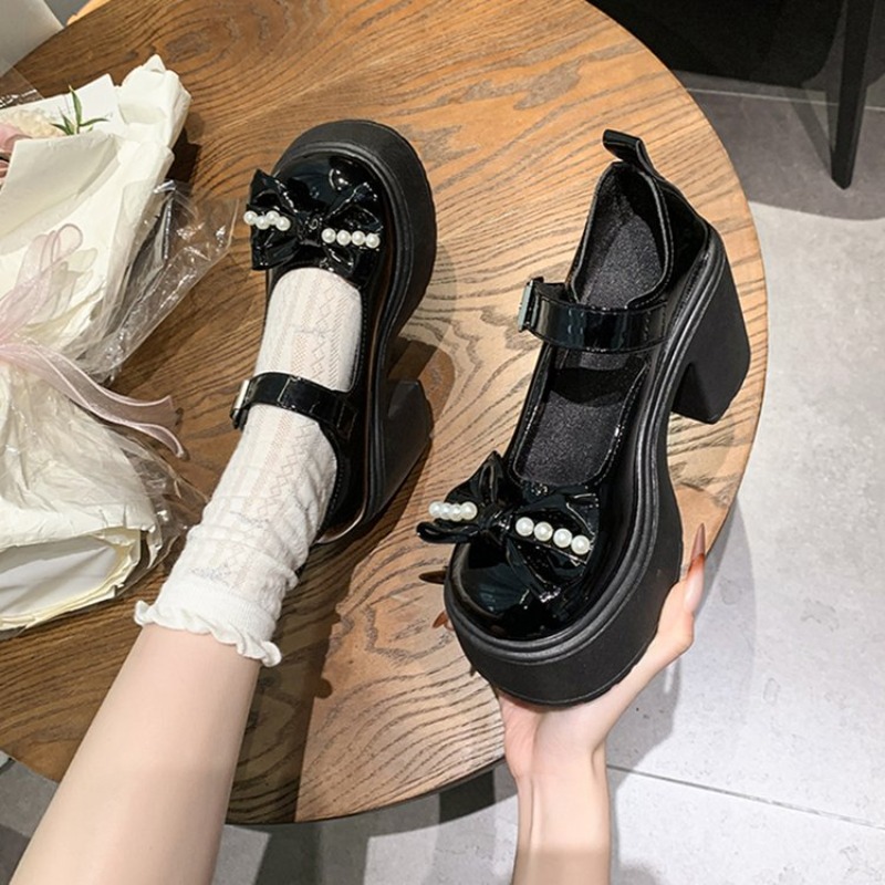 2026 Lolita Shoes Black Super  - Slingback Pumps Women recension och pris