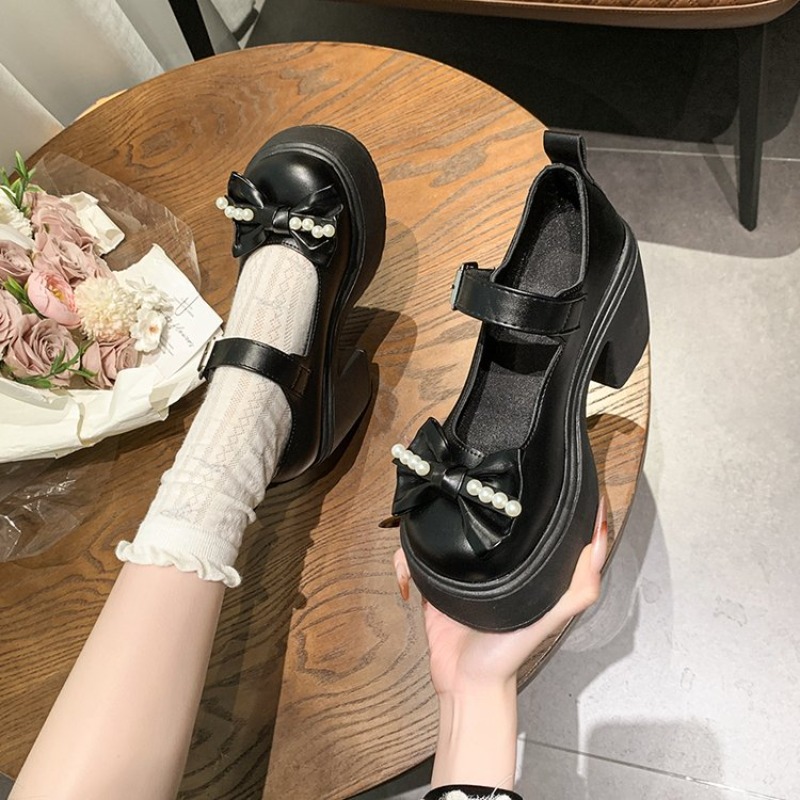 2026 Lolita Shoes Black Super  - Slingback Pumps Women recension och pris