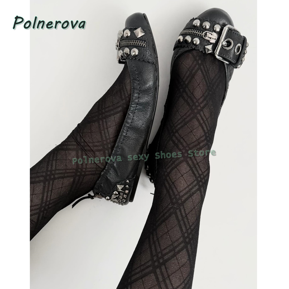 Rivet Belt Buckle Mary Jane Sh - Slingback Pumps Women recension och pris