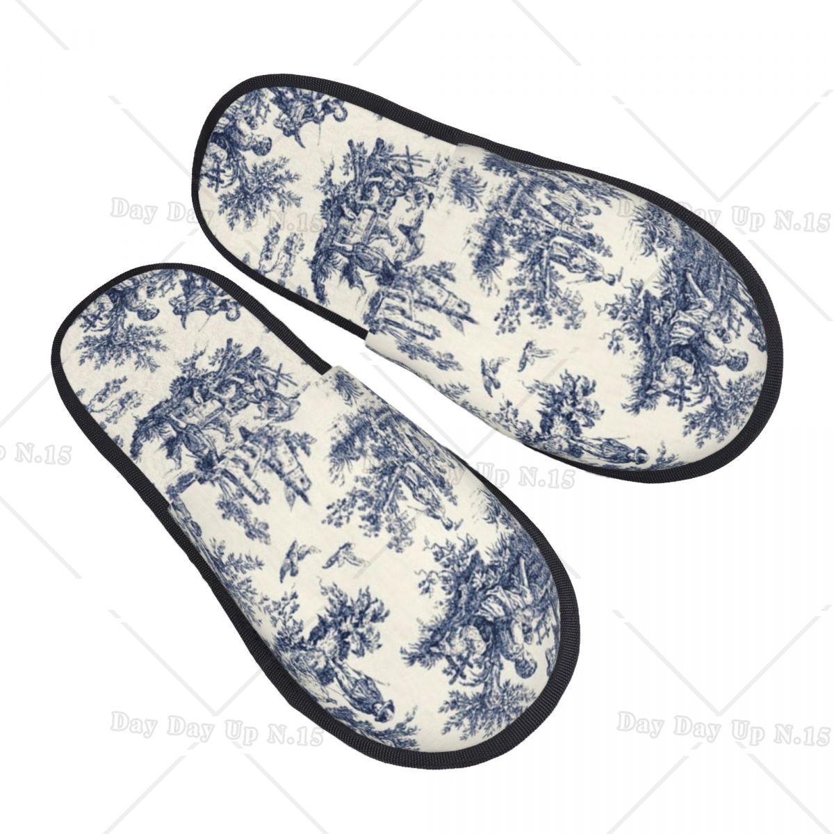 Vintage Toile De Jouy Comfort  - Women'S Shoes Navy Blue recension och pris