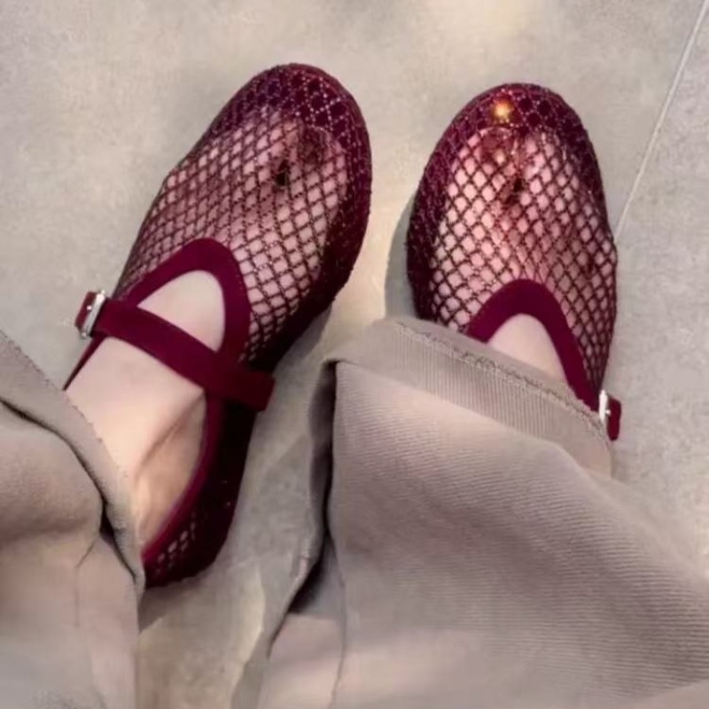 Hollow Rhinestone Baotou Sanda - Slingback Pumps Women recension och pris