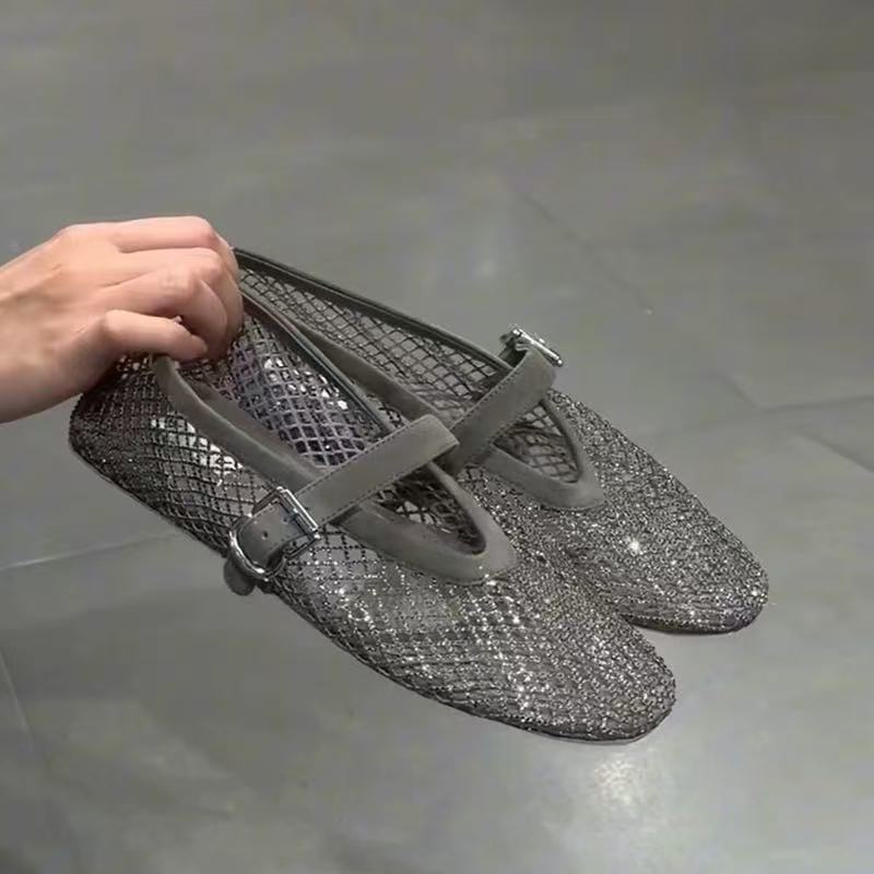 Hollow Rhinestone Baotou Sanda - Slingback Pumps Women recension och pris