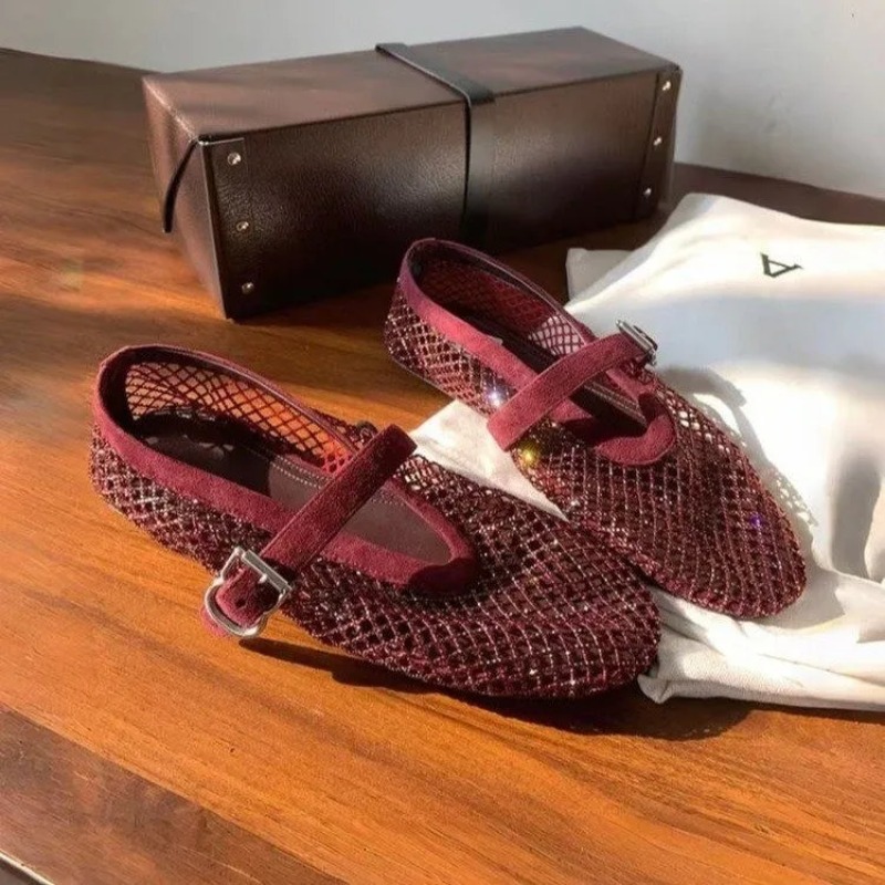 Hollow Rhinestone Baotou Sanda - Slingback Pumps Women recension och pris