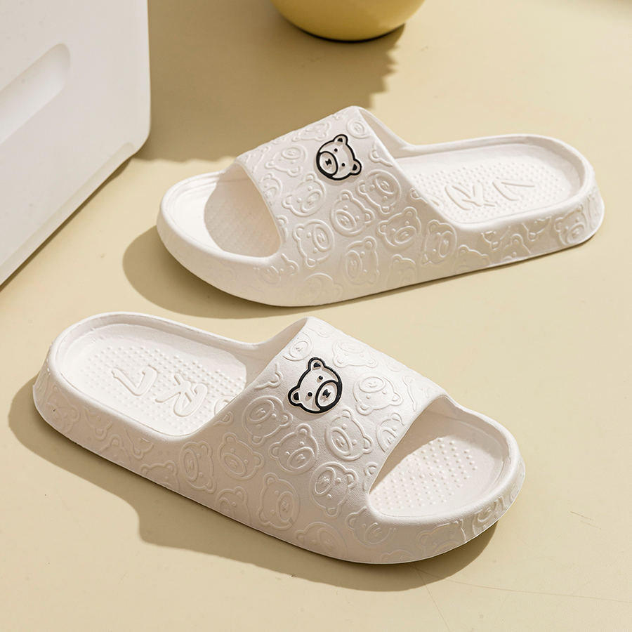 Printting Cute Bear Women Slip - Women'S Shoes Neuropathy recension och pris