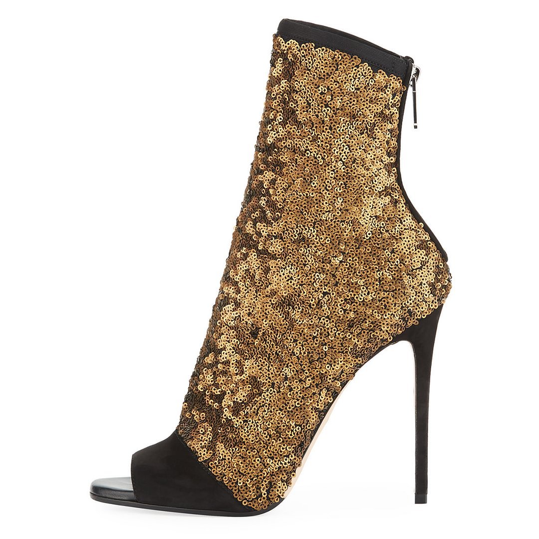 Patchwork BlingBling Peep Toe  - Women Shoes Boots recension och pris