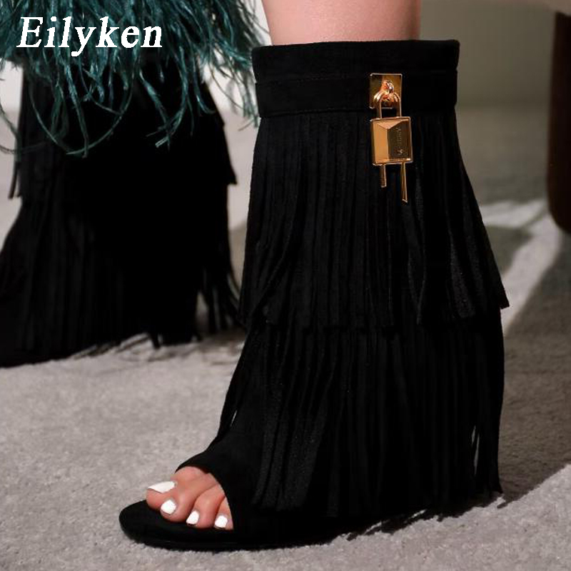 Eilyken Designer Fringe Wedges - Women Shoes Boots recension och pris