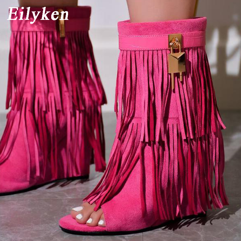 Eilyken Designer Fringe Wedges - Women Shoes Boots recension och pris