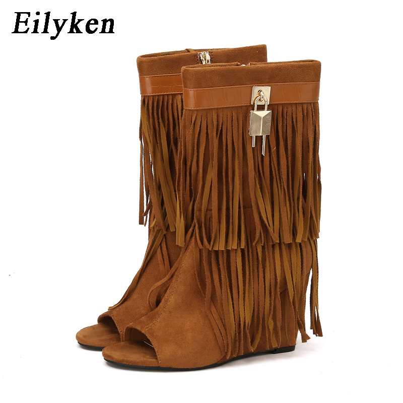 Eilyken Designer Fringe Wedges - Women Shoes Boots recension och pris