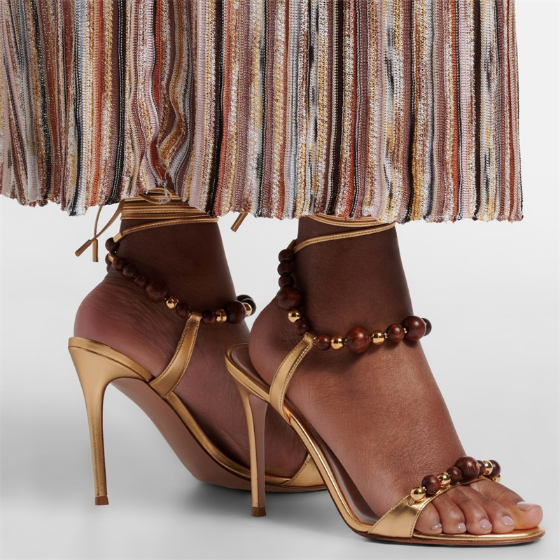 Retro Luxury Brown Leather San - Platform Mule Heel recension och pris