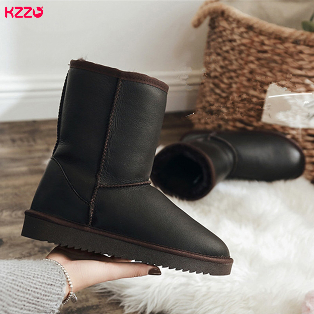 KZZO Natural Wool Fur Lined Wa - Women Shoes In Australia recension och pris